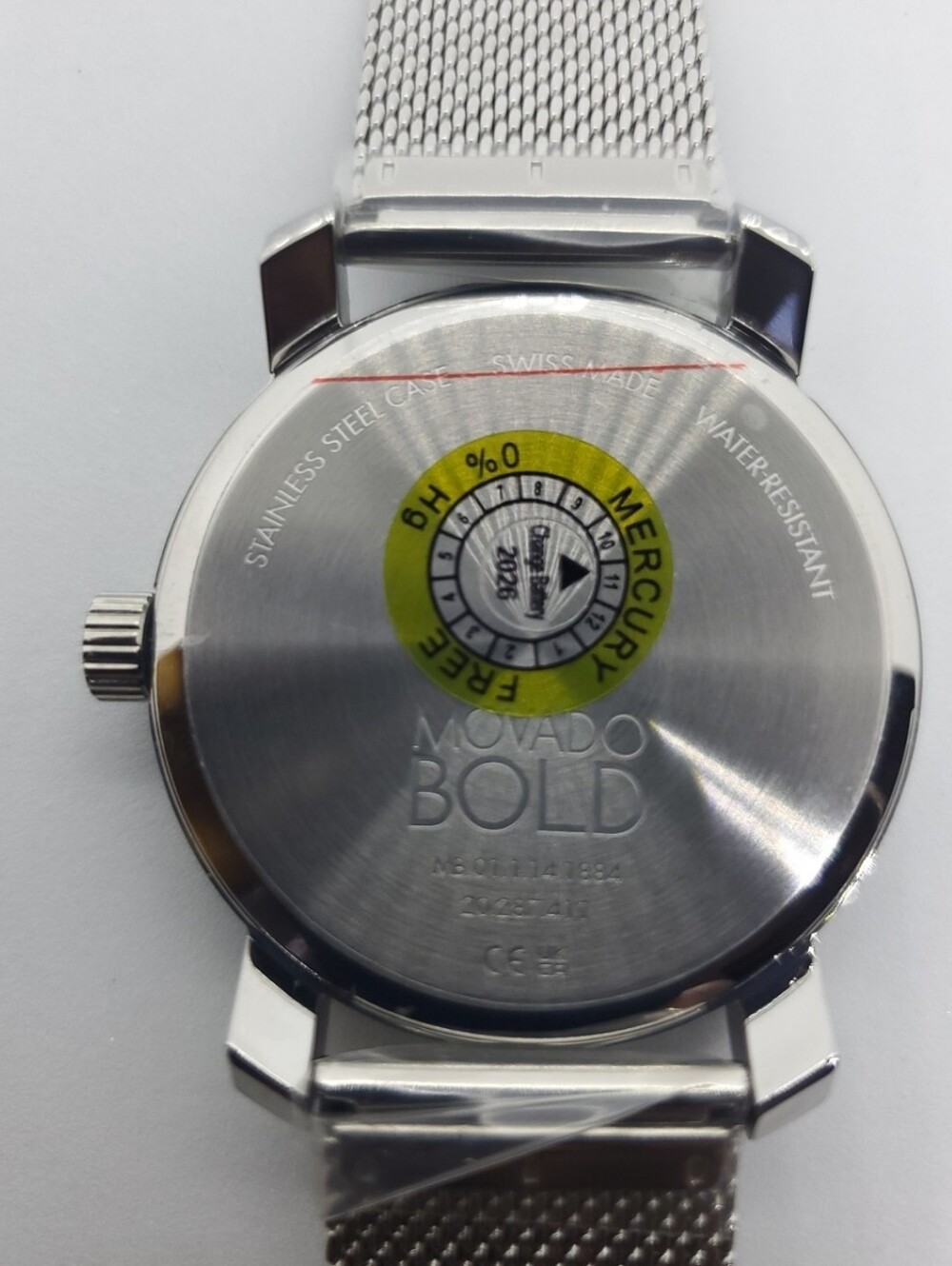 ***BRAND NEW*** Movado Bold Access Men's Stainless Steel Watch with Mesh Band - Picture 7 of 9